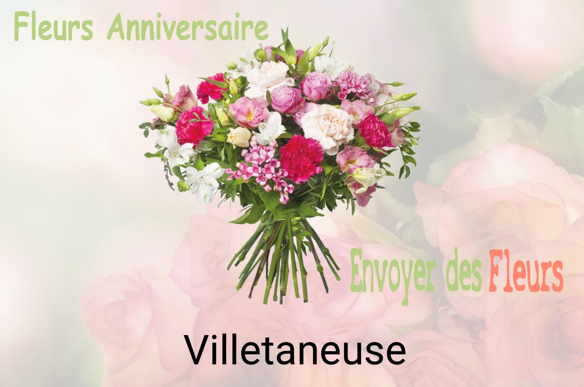 Bouquet de fleurs d’anniversaire livré à Villetaneuse