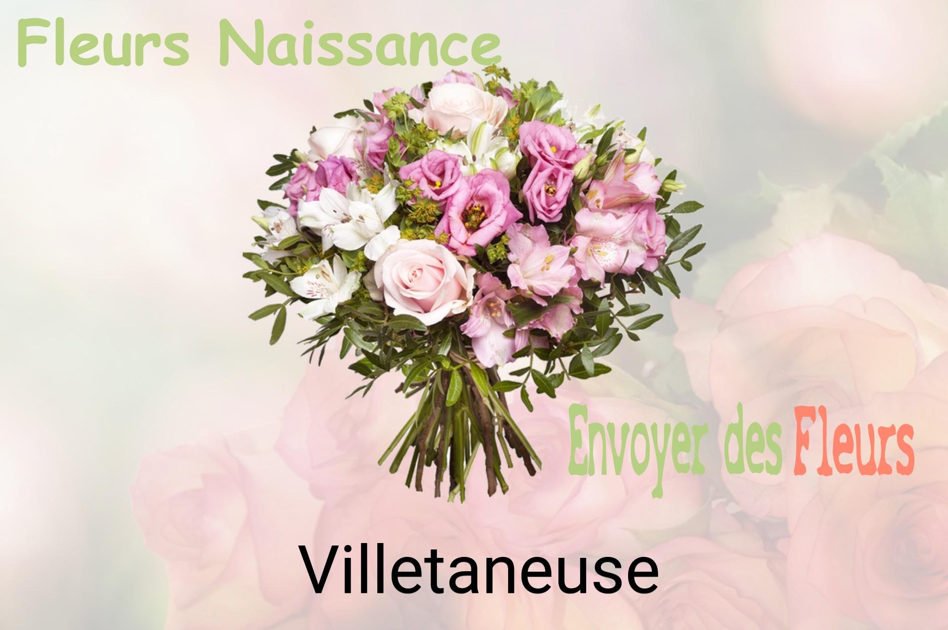 Bouquet de fleurs de naissance livré à Villetaneuse